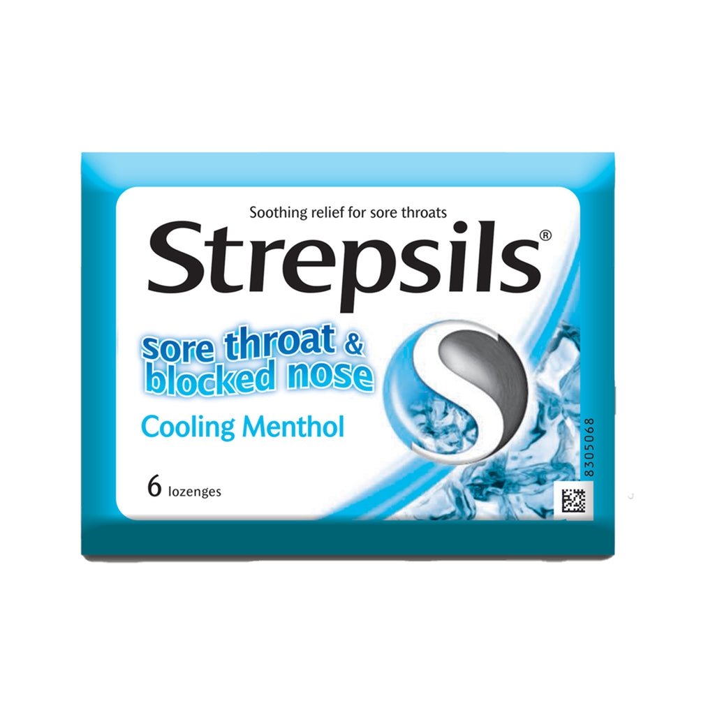 Strepsils Lozenges for Sore Throats Cool 24pcs/pack