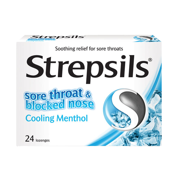Strepsils Lozenges for Sore Throats Cool 6pcs/pack