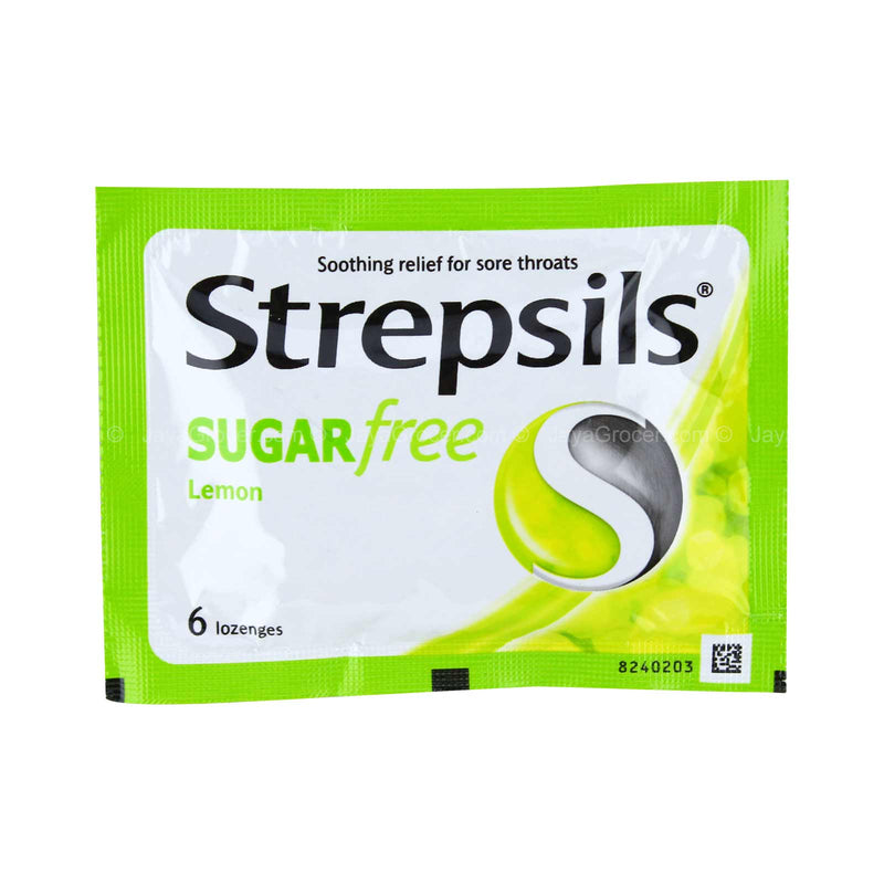 Strepsils Sugar Free Lemon Herb Pouch 6pcs/pack