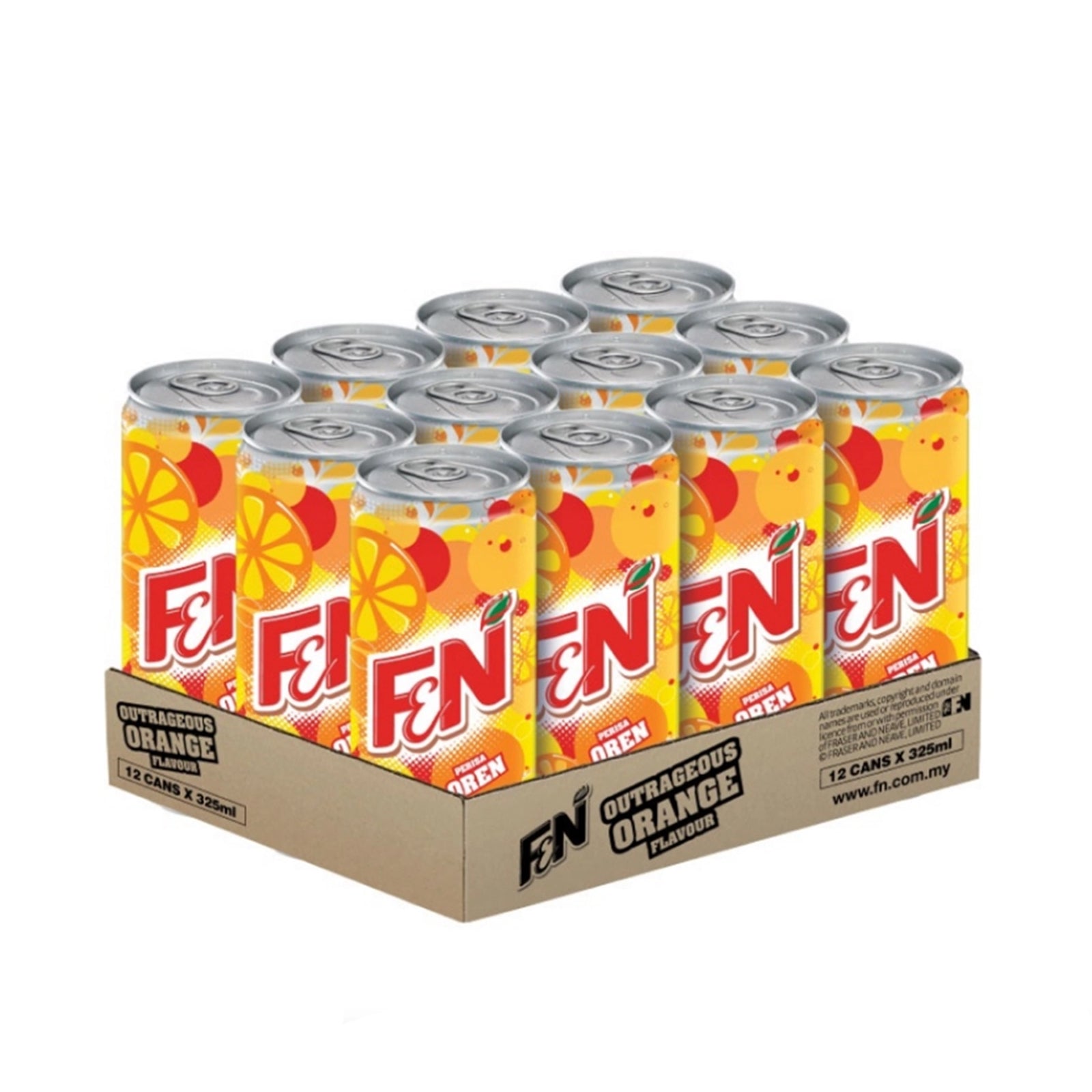 F&N Orange Soft Drink Can 325ml