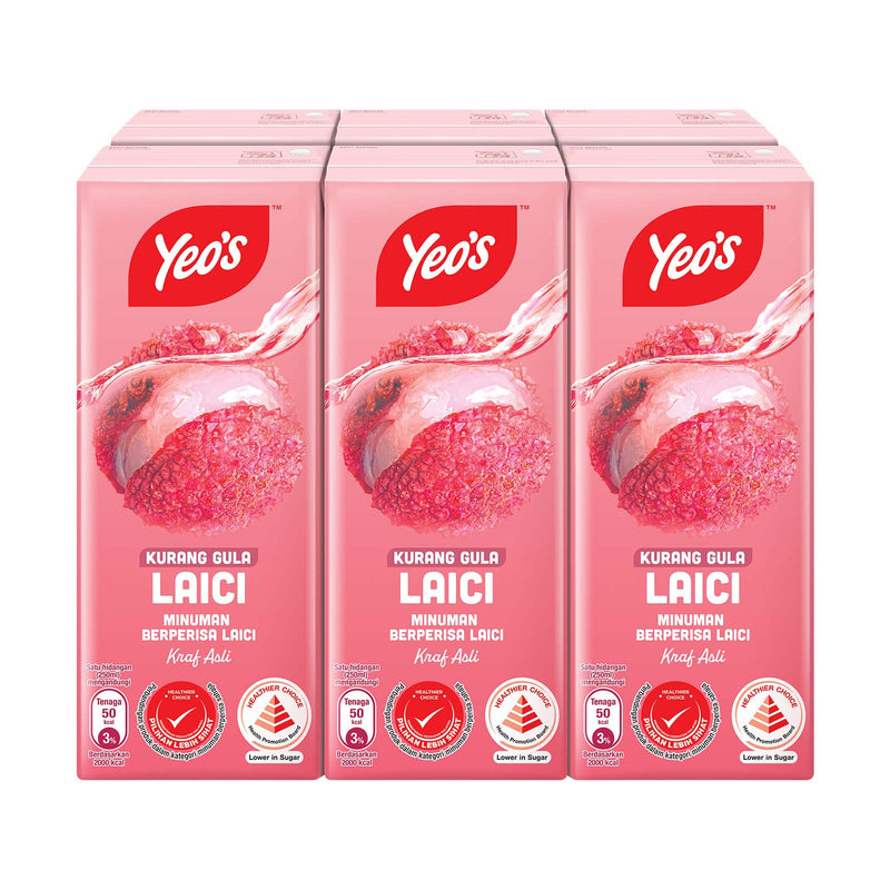 Yeos Lychee 250ml x 6