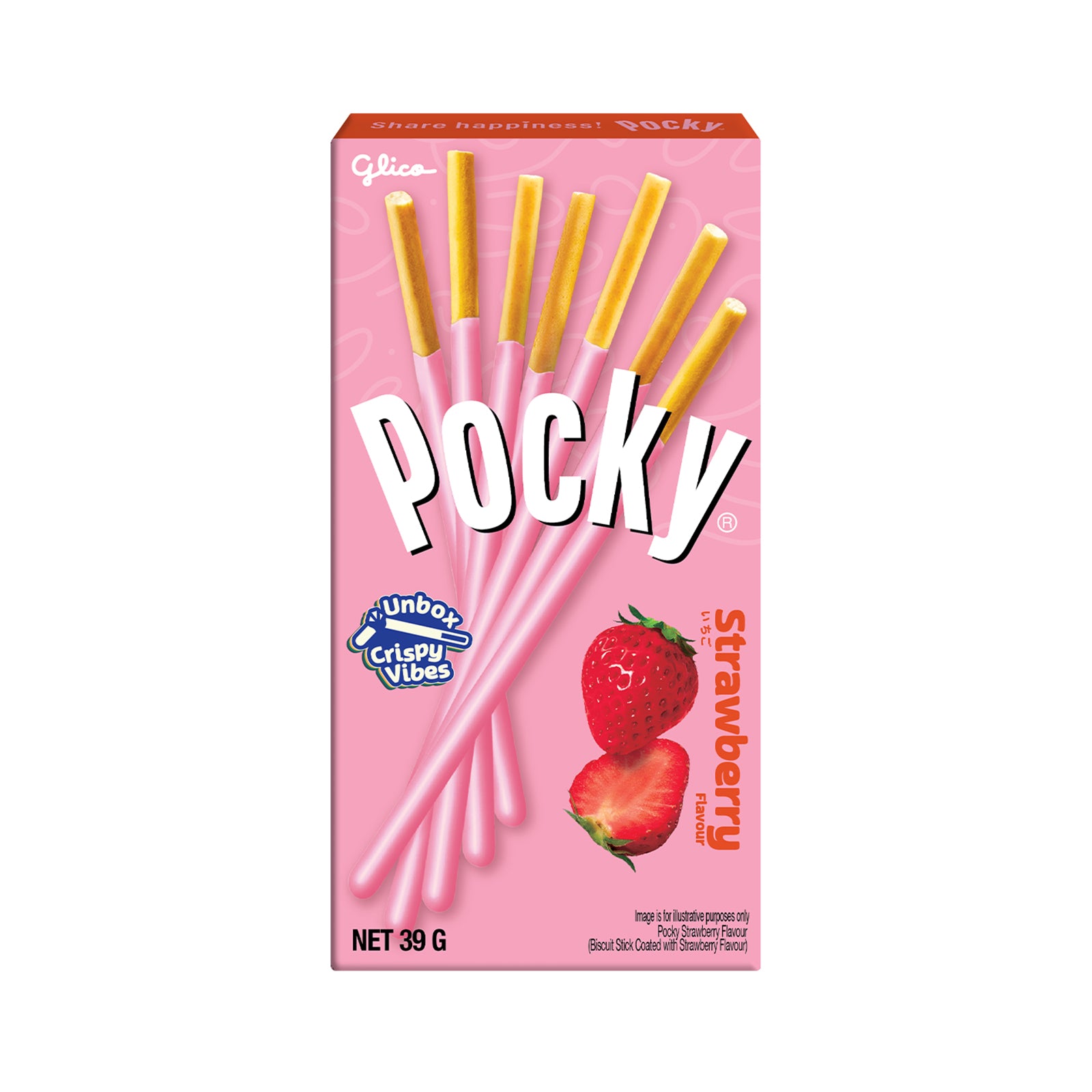 Glico Pocky Strawberry Flavour 25g