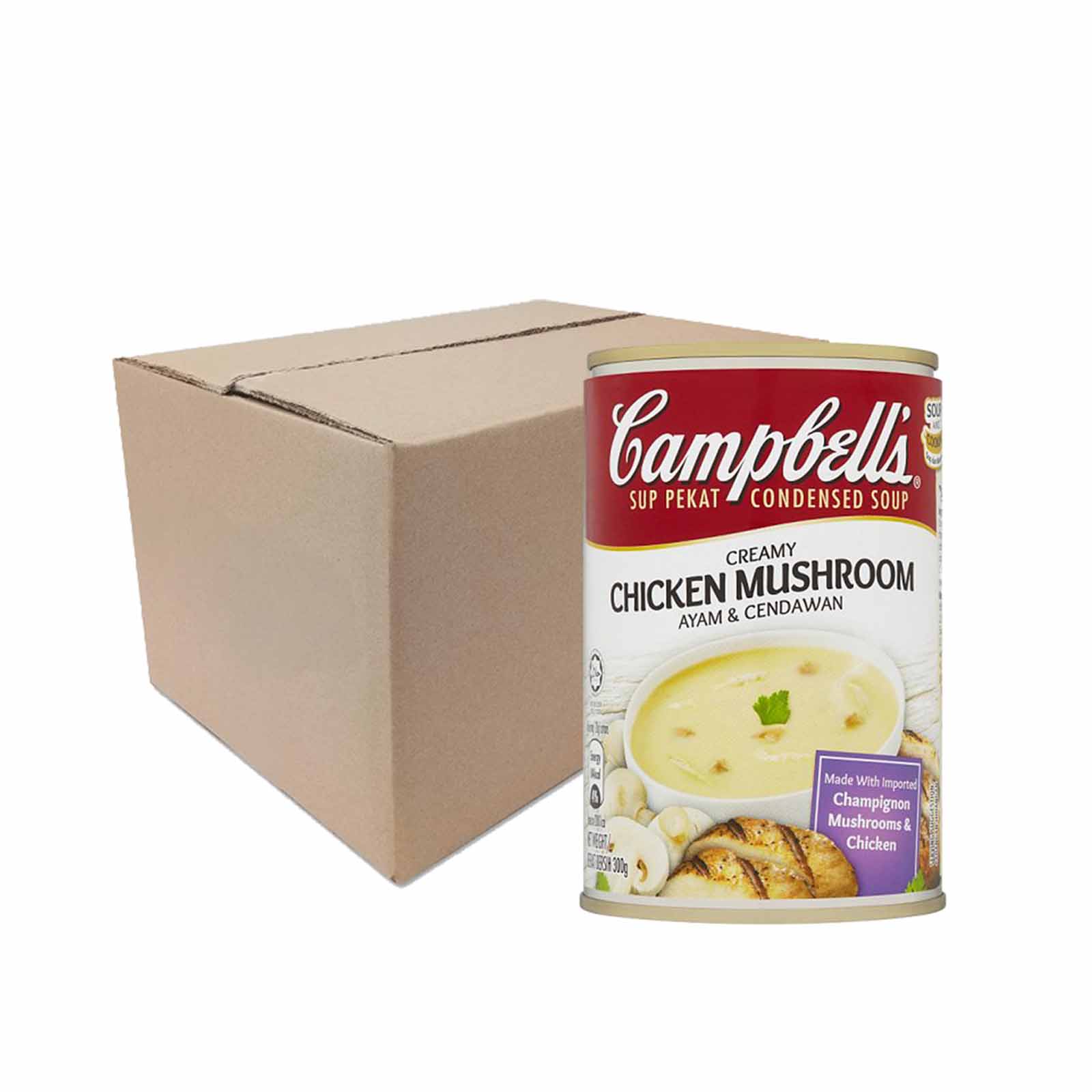 Campbells Creamy Chicken Mushroom Instant Soup 300g