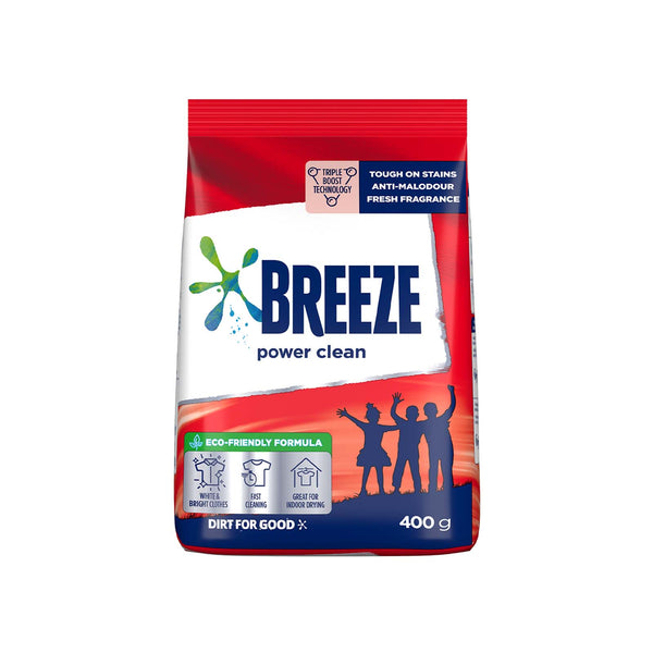 Breeze Detergent Powder Power Clean 400g