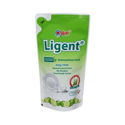Yuri Ligent Lime Dishwash Refill 600ml