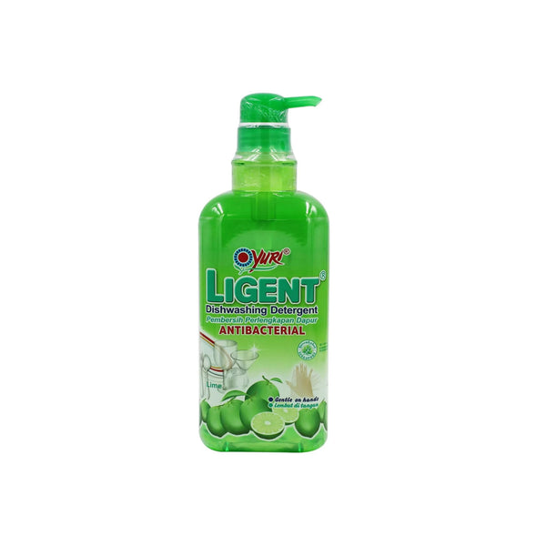 Yuri Ligent Anti-Bacterial Dishwashing Detergent Lime 1L