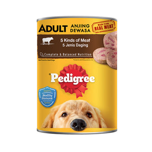 Pedigree Home Style 5 Kinds of Meat Wet Dog Food 400g