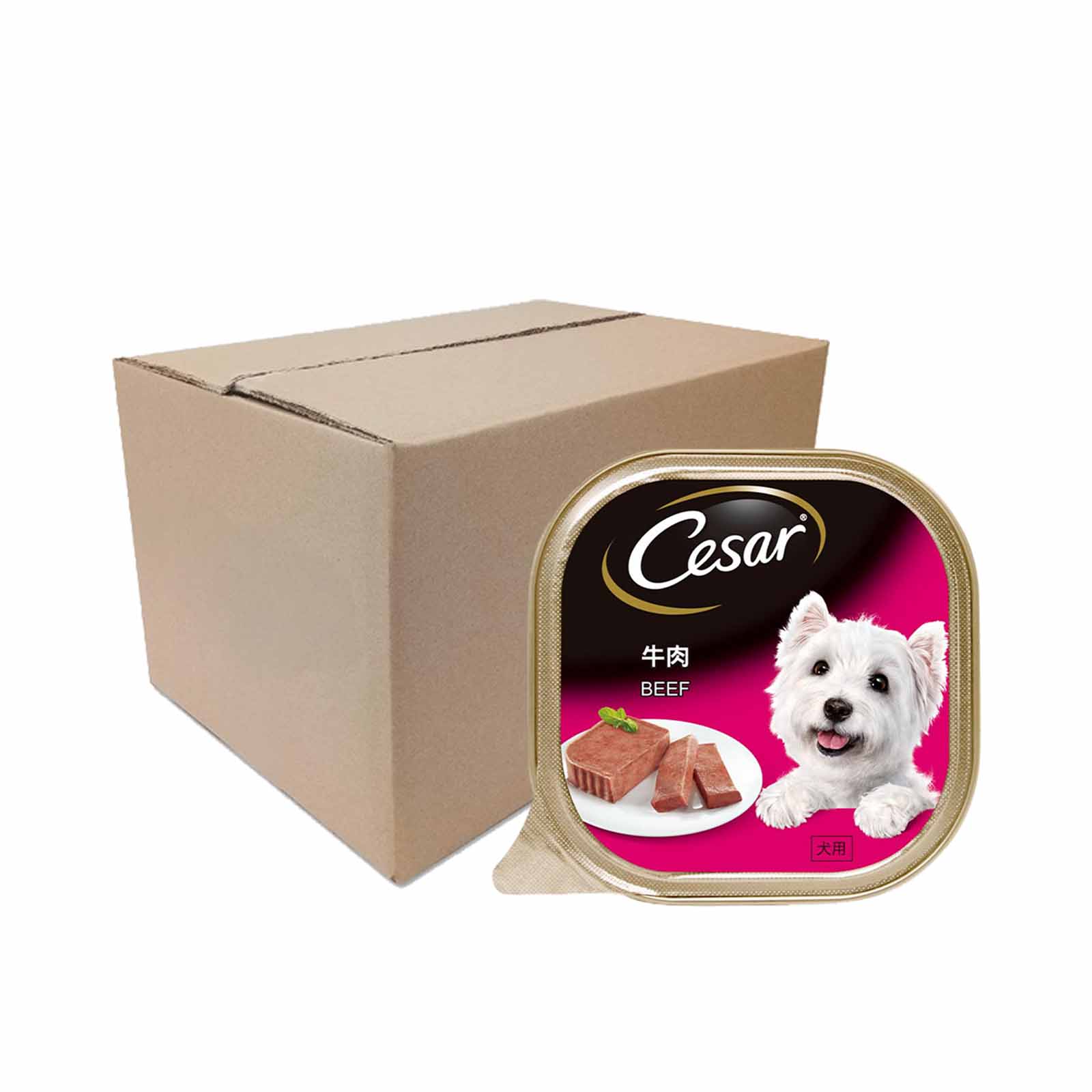 Cesar Beef Wet Dog Food 100g