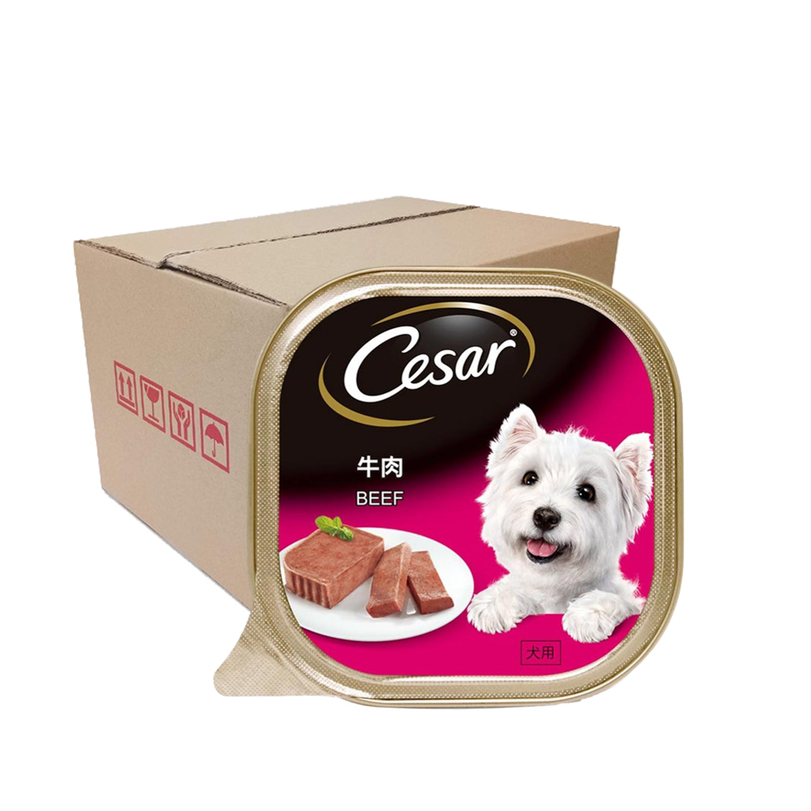 Cesar Beef Wet Dog Food 100g