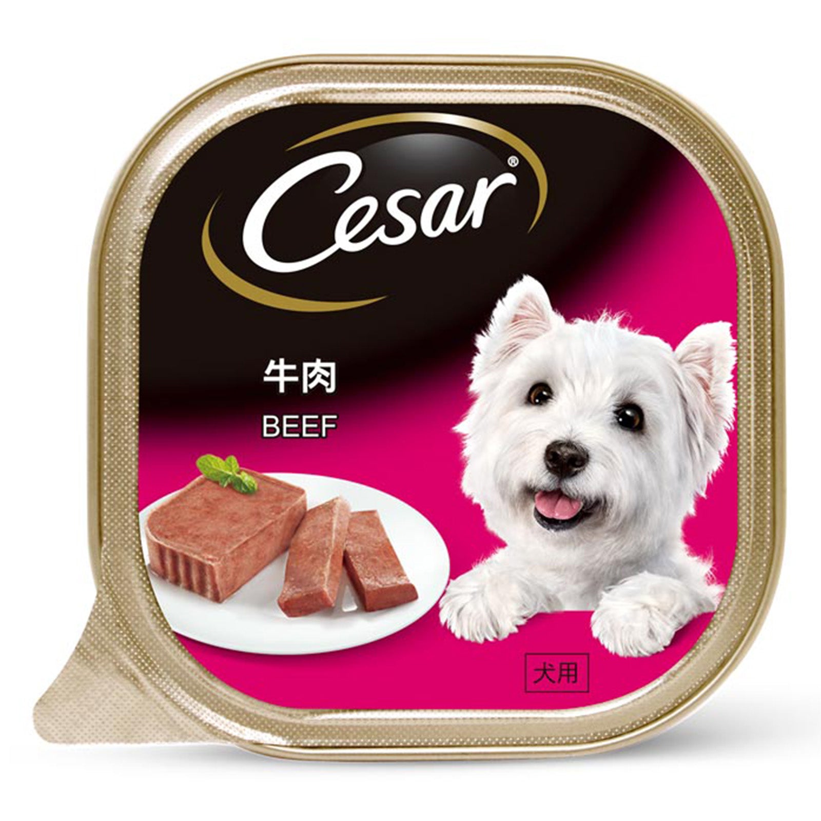 Cesar Beef Wet Dog Food 100g