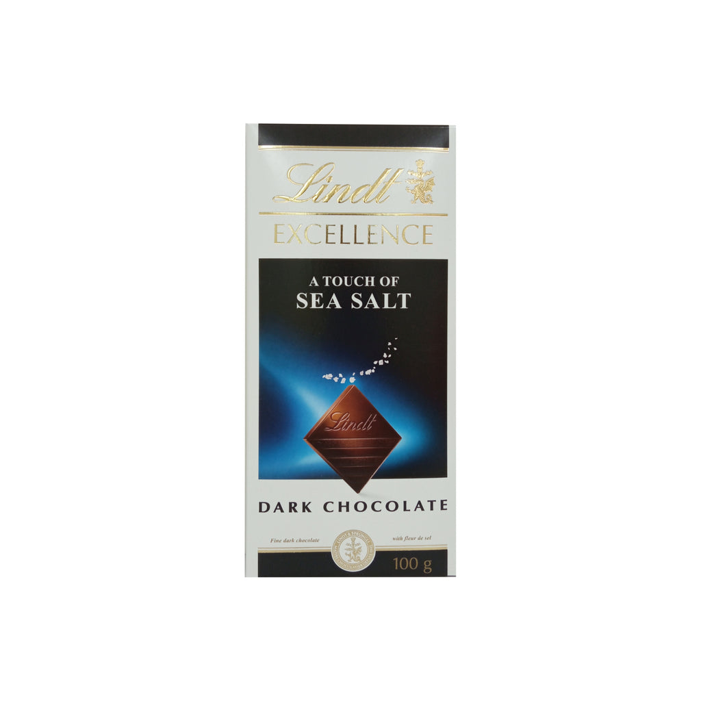 Lindt Excellence Sea Salt Dark Chocolate Bar 100g