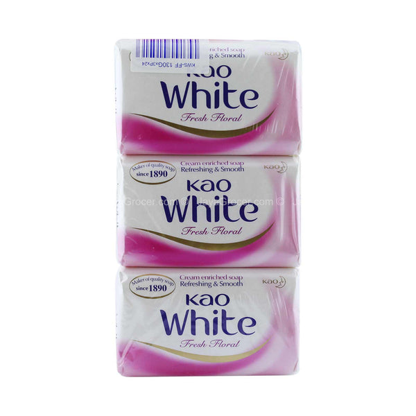 Kao White Fresh Floral Soap 130g x 3 (highest price)