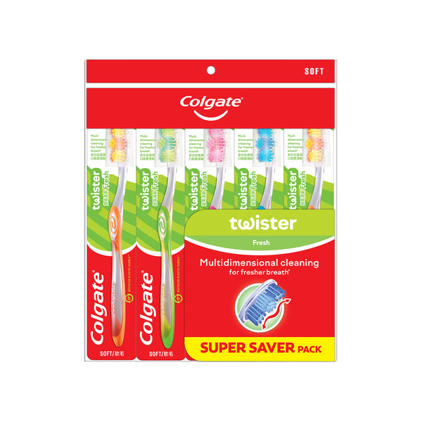 Colgate Twister Toothbrush (Soft) 1pack (highest price)