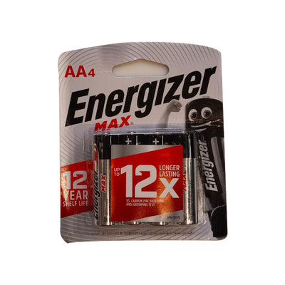 Energizer AA Battery E91-BP4 4pcs/pack