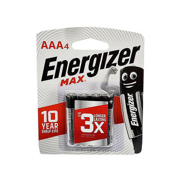 Energizer Max 1.5V AAA Alkaline Battery 4pcs/pack (highest price)