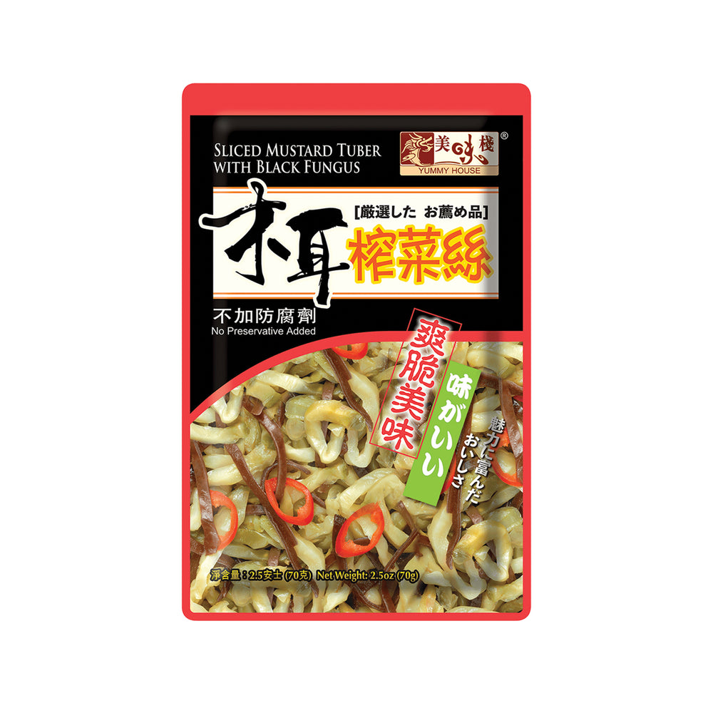 Yummy House Sliced Mustard Tuber Black Fungus 70g x 3