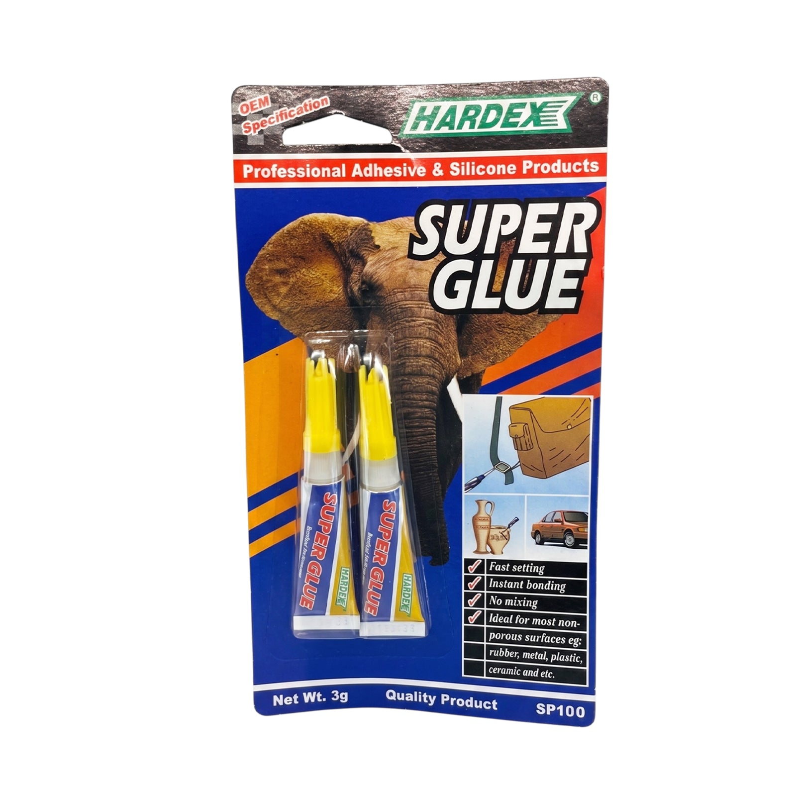 HARDEX SUPER GLUE(3GX2) TWINPACK