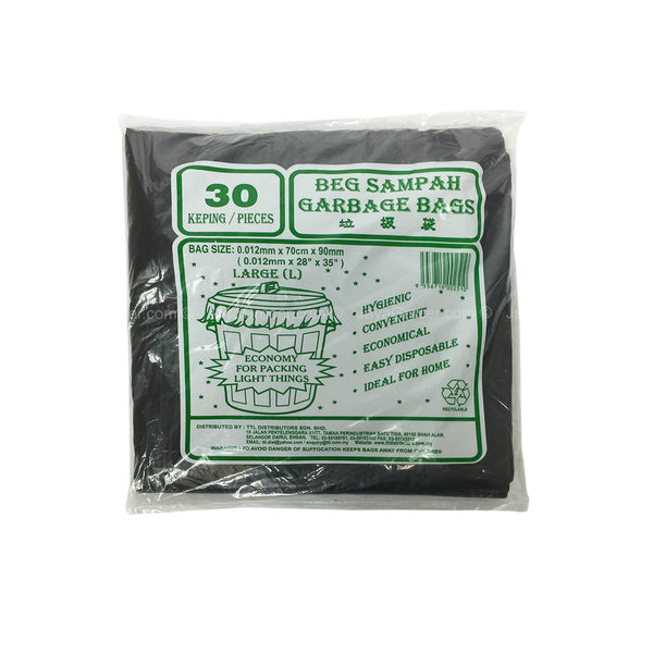 Ttl Garbage Bag (Large) 70 x 90Cm 30pcs/pack