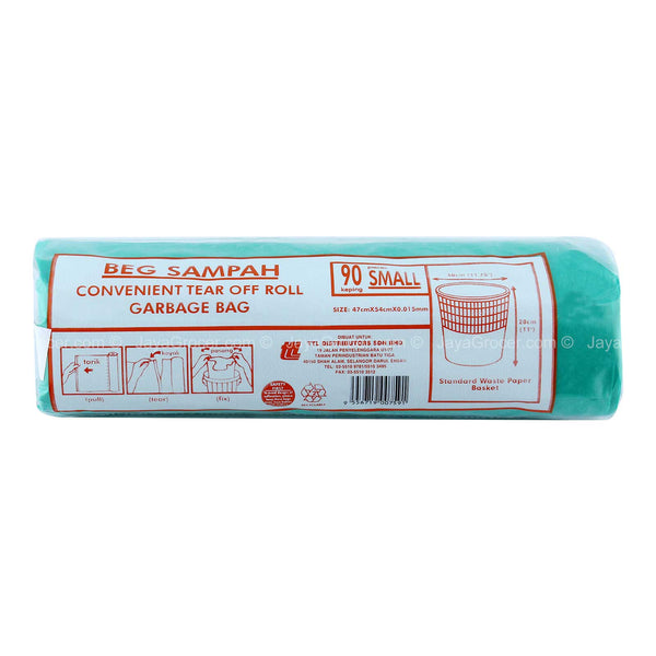 TTL HDPE Garbage Roll (Small) 47 x 54cm 90pcs/pack