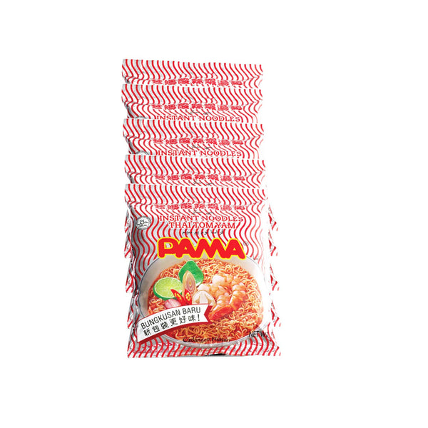 Pama Thai Tom Yam Flavour Instant Noodle 55g x 5 (highest price)