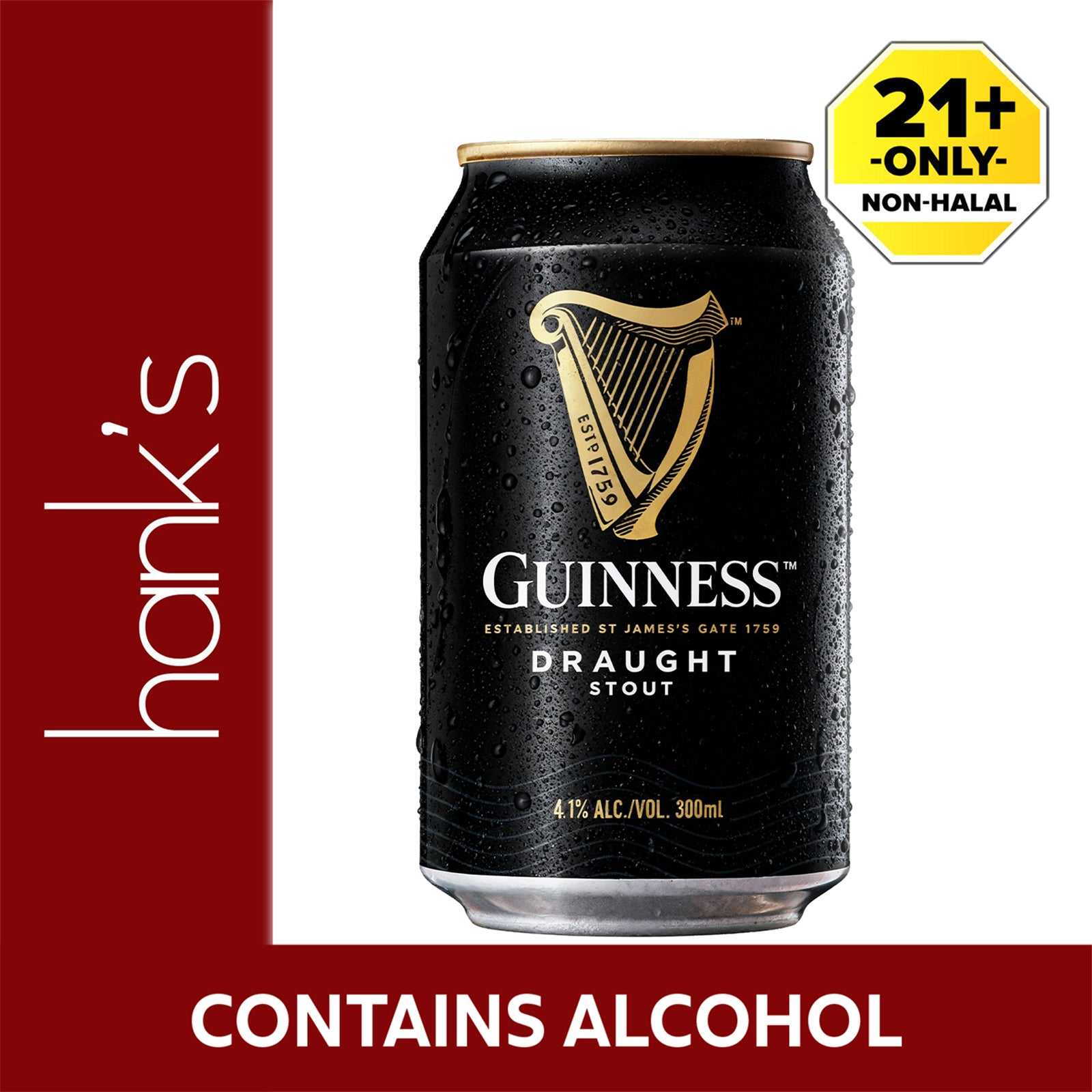 Guinness Draught (Can) 300ml