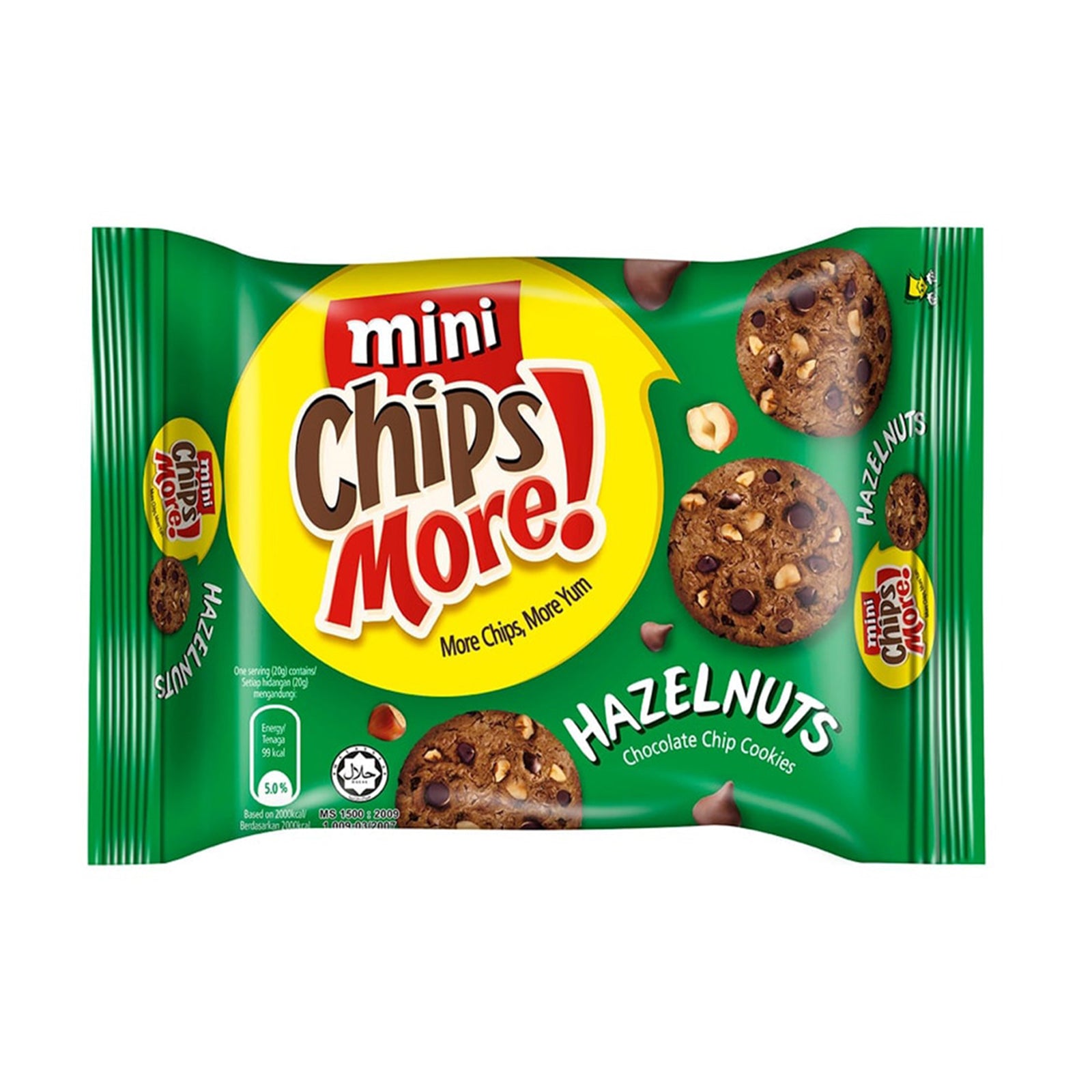 Chipsmore Mini Hazelnuts Chocolate Chip Cookies 88g