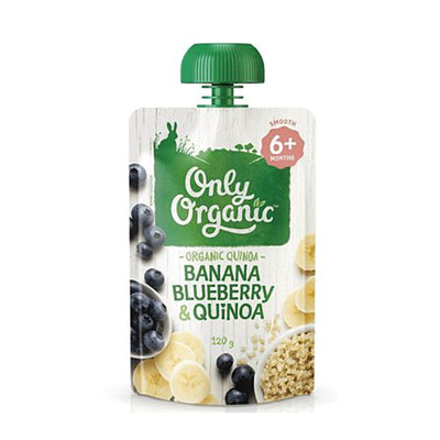 Only Organic Banana Blueberry Berry & Quinoa 120g