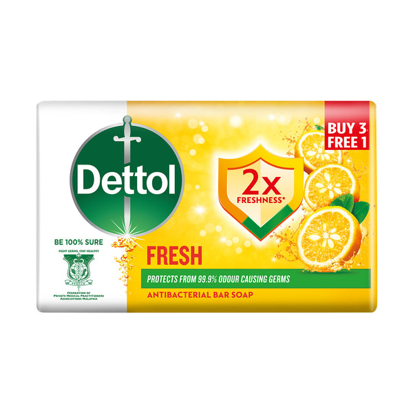 Dettol JUMP Body Soap Fresh 3+1 100g+60g (highest price)