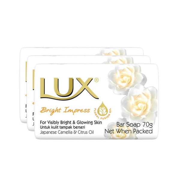 Lux Velvet Touch Soap Bar 80g x 3