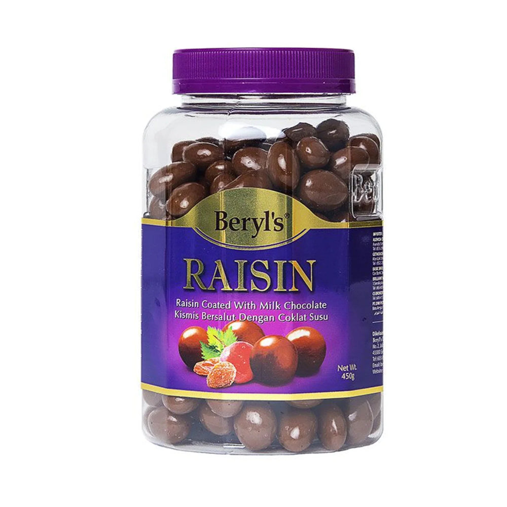 Beryl's Raisin Coated with Milk Chocolate 400g