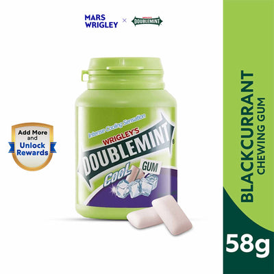 Doublemint Cool Chewing Gum Blackcurrant Flavour 58g