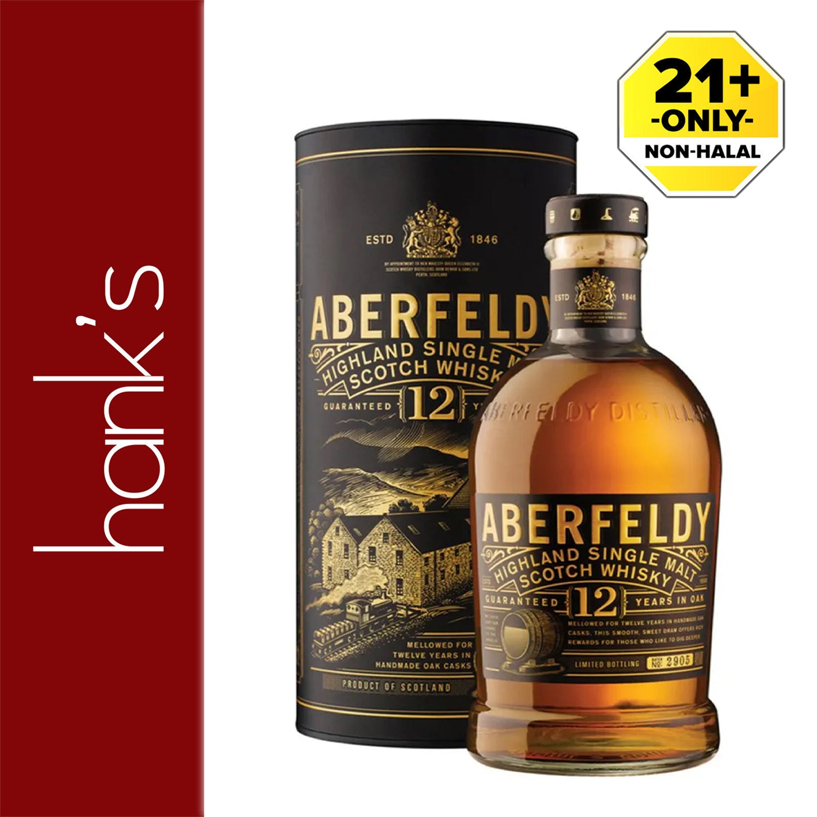 Aberfeldy 12 Years Highland Whisky 750ml