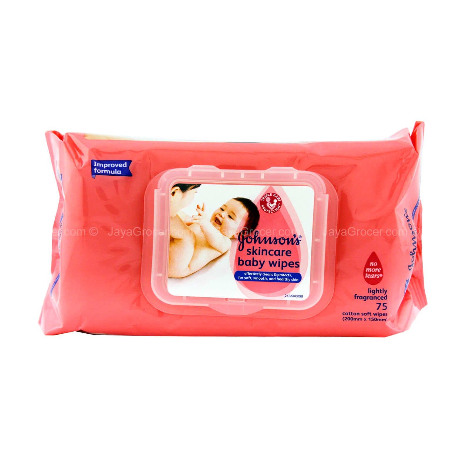 Johnson's Baby Skincare Wipe Lightly Fragranced Refill 75wipes