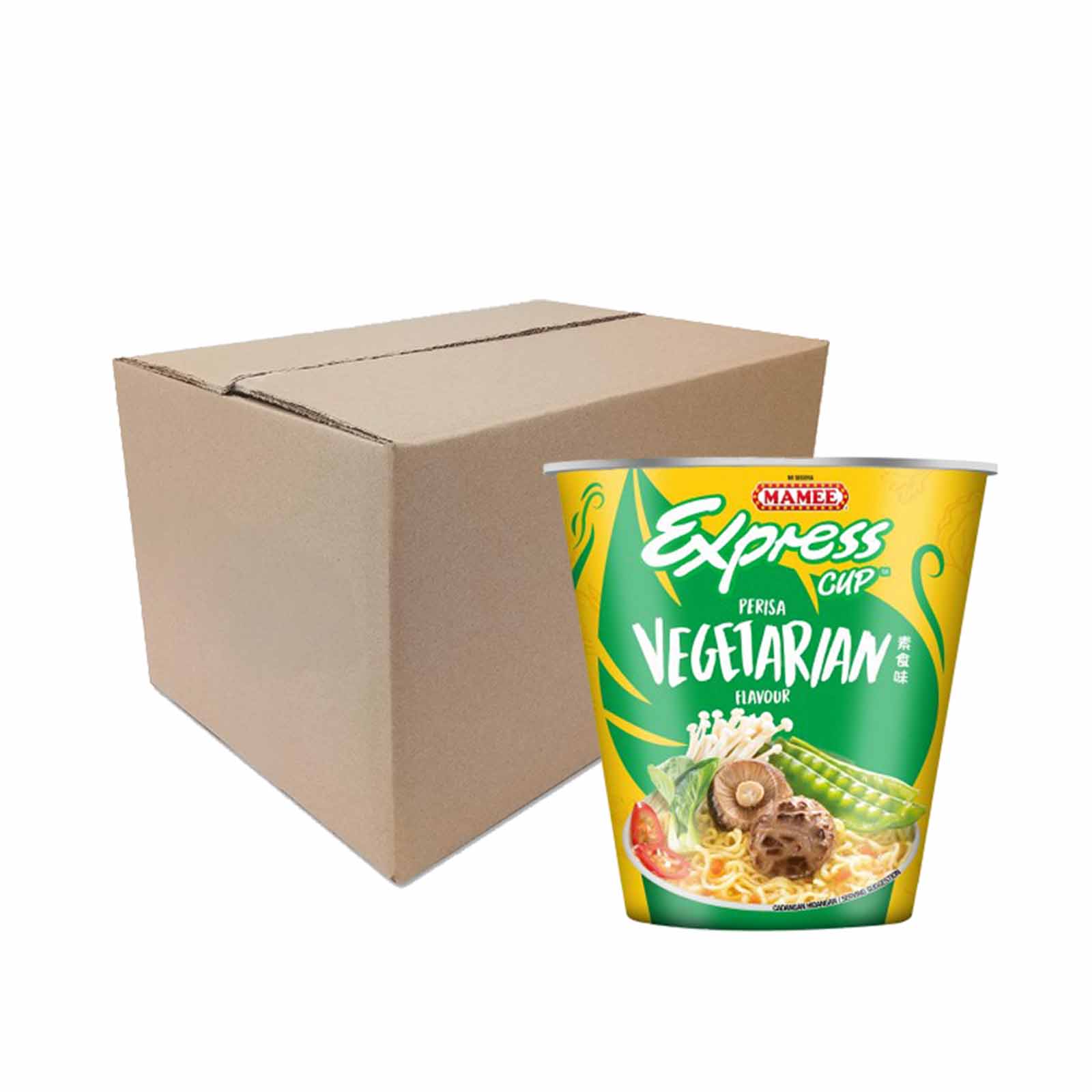 Mamee Express Vegetarian Flavour Instant Noodle Cup 60g
