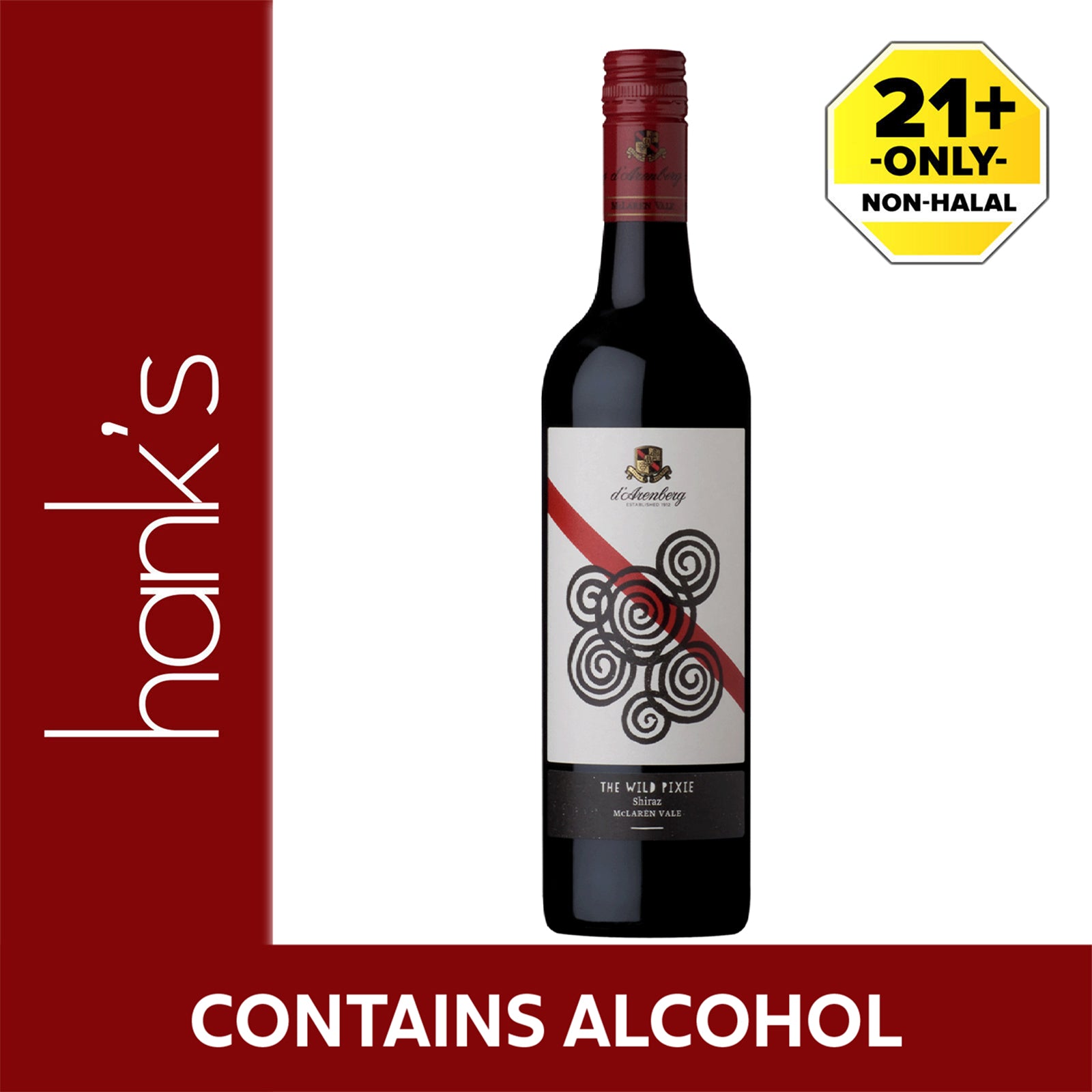 D'Arenberg The Wild Pixie Shiraz Wine 750ml