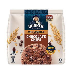 Quaker Oat Chocolate Chip Cookies 25g x 10