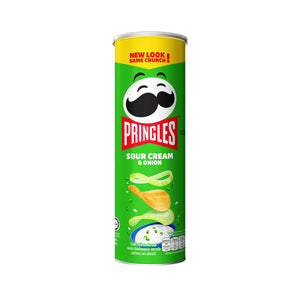 Pringles Sour Cream and Onion Potato Crisps 102g