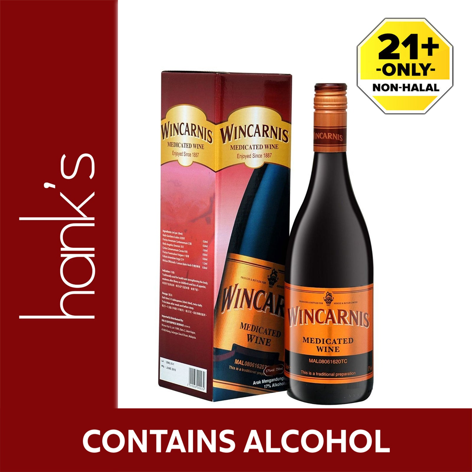 Wincarnis Medicated Wine 750ml