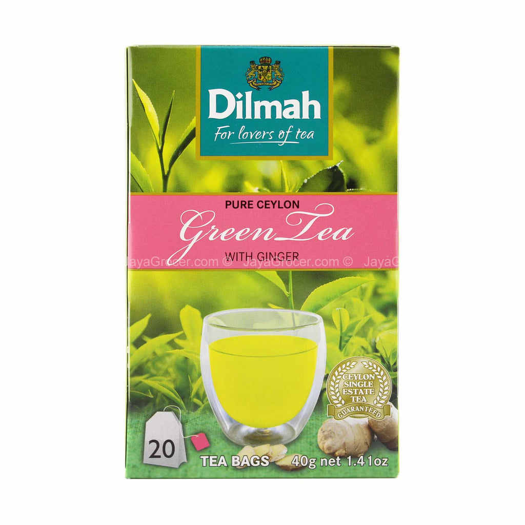 Dilmah Green Tea with Ginger Teabags 2g x 20