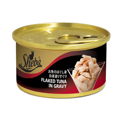 Sheba Tuna White Meat In Gravy Food 85g