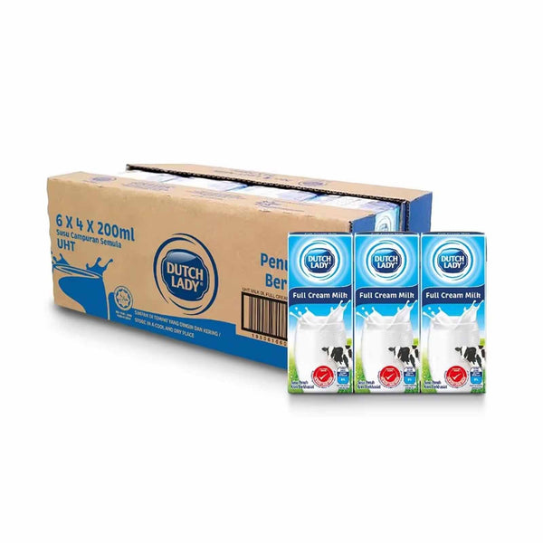 Dutch Lady UHT Full Cream Milk 200ml x 6 (highest price)