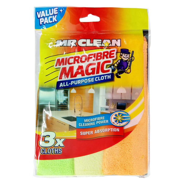 Mr Clean Microfiber Magic All-Purpose Cloth 3pcs/pack
