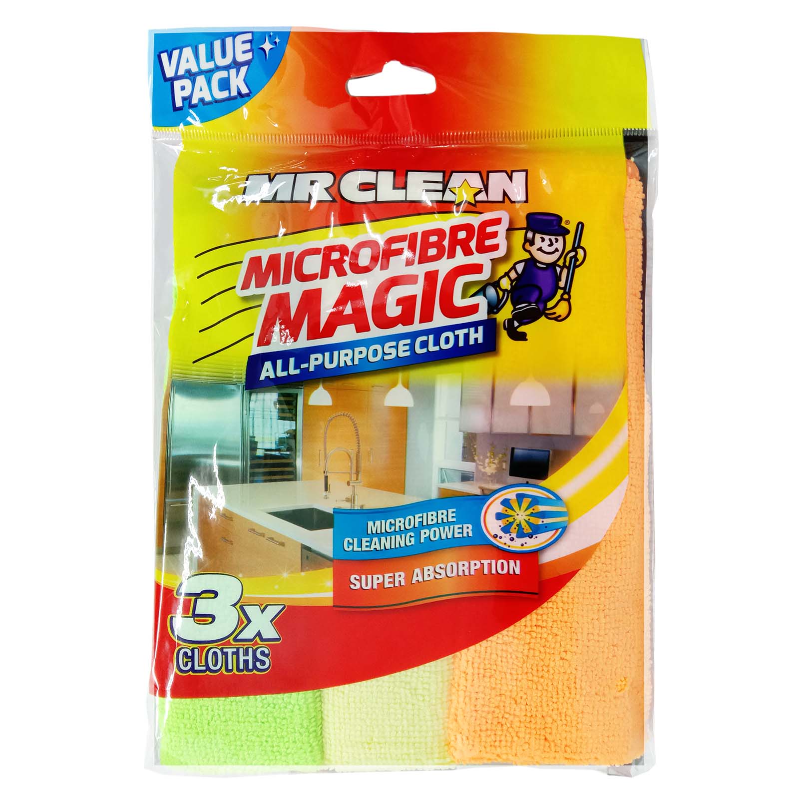 Mr Clean Microfiber Magic All-Purpose Cloth 3pcs/pack