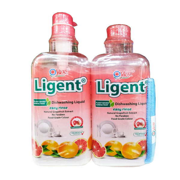 Yuri Ligent Dishwash Grapefruit Refill 1L x 2 (highest price)