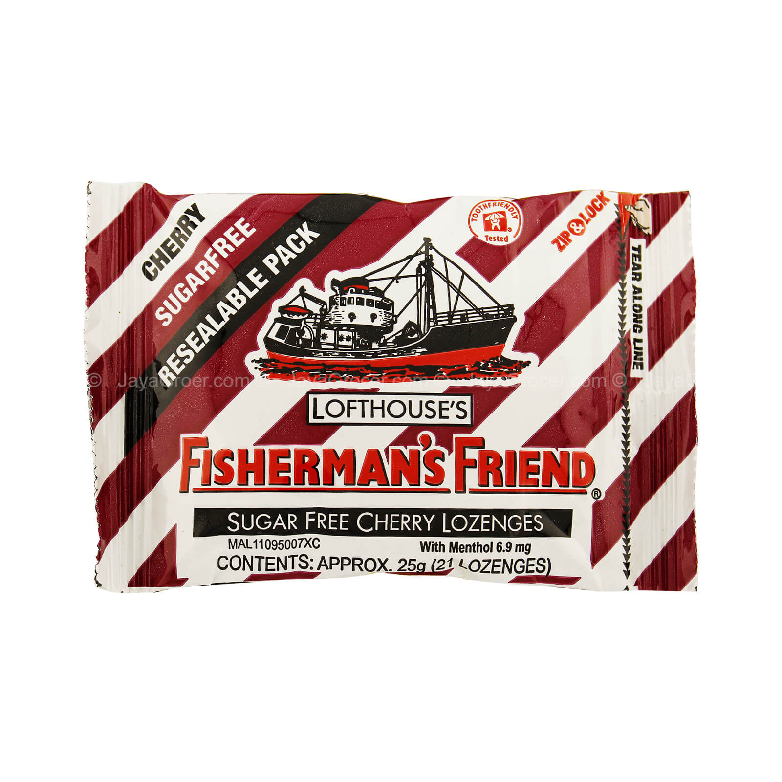 Lofthouse's Fisherman's Friend Sugar Free Cherry Lozenges 25g