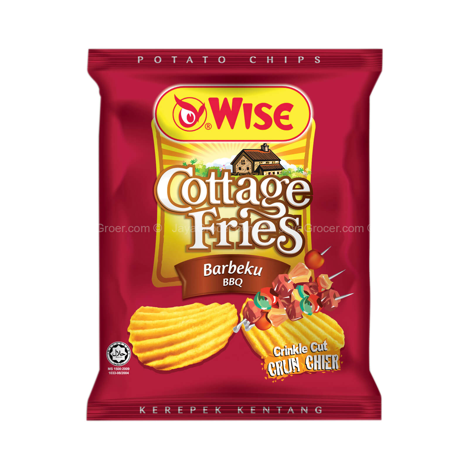 Wise Cottage Fries Barbecue Potato Chips 50g