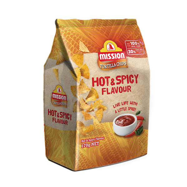 Mission Tortilla Chips Hot and Spicy 170g (highest price)