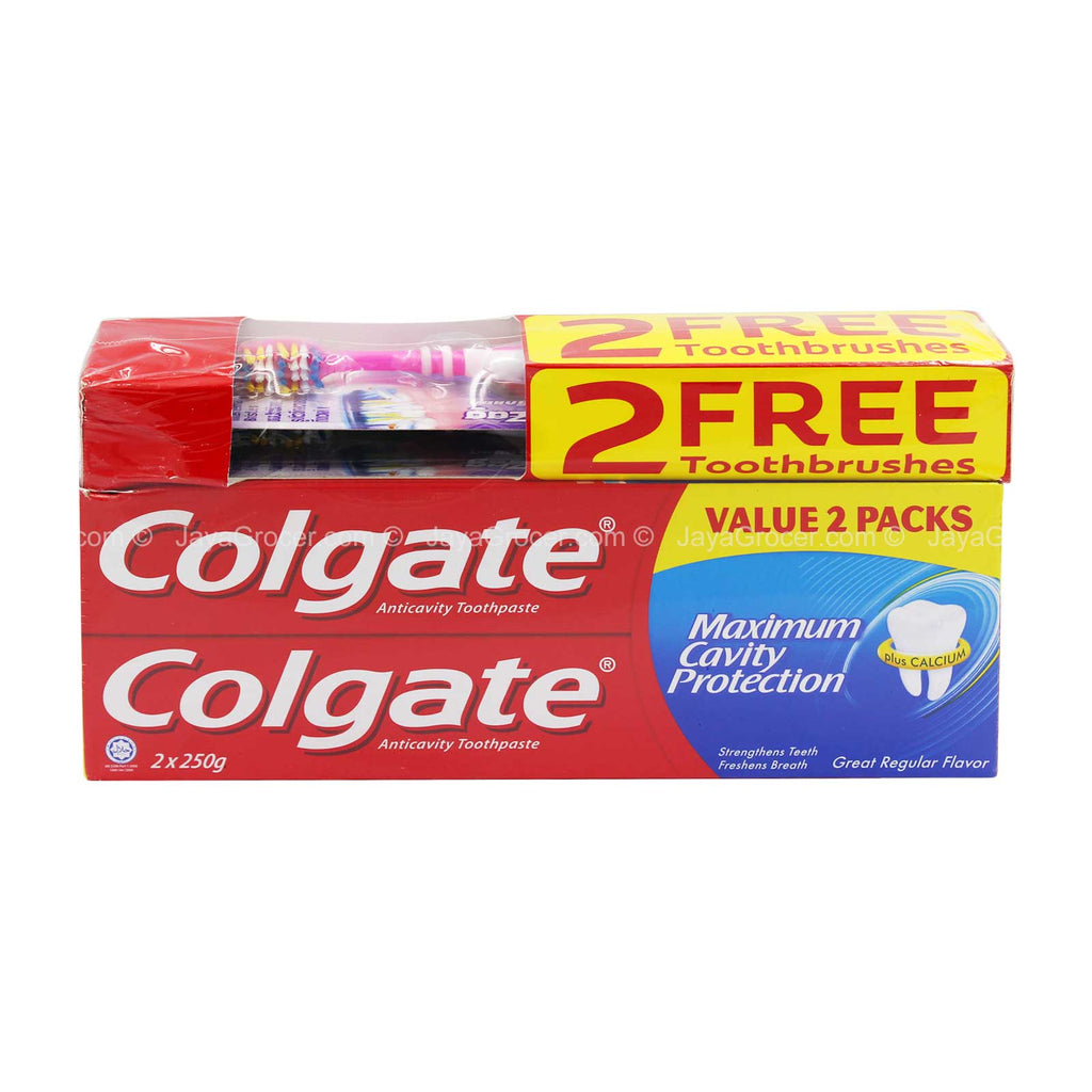 Colgate Maximum Cavity Protection Anticavity Toothpaste 225g x 2