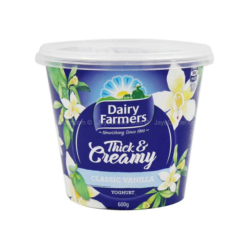 Dairy Farmers Thick and Creamy Vanilla Yogurt 600g