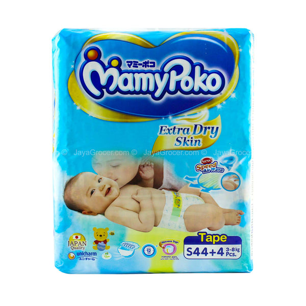 MamyPoko Extra Dry Skin S Size Baby Diapers Jumbo Pack  (For 5-10kg baby) 44pcs/pack